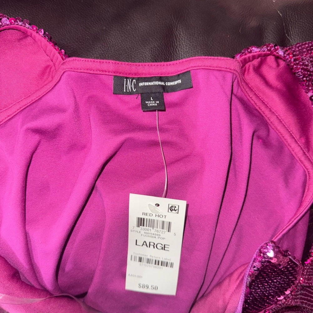 Pink Sequin Top - Picture 5 of 5